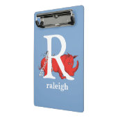 Dr. Seuss ABC: Letter R - White | Jouw namen toevo Mini Klembord (Angled2)