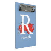 Dr. Seuss ABC: Letter R - White | Jouw namen toevo Mini Klembord (Schuin)