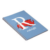 Dr. Seuss ABC: Letter R - White | Jouw namen toevo Notitieboek (Rechterzijde)