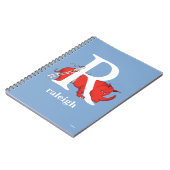 Dr. Seuss ABC: Letter R - White | Jouw namen toevo Notitieboek (Linkerzijde)