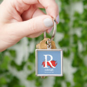 Dr. Seuss ABC: Letter R - White | Jouw namen toevo Sleutelhanger (Hand)