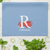 Dr. Seuss ABC: Letter R - White | Jouw namen toevo Theedoek (Gevouwen)