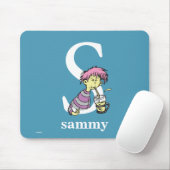 Dr. Seuss ABC: Letter S - White | Jouw namen toevo Muismat (Met muis)