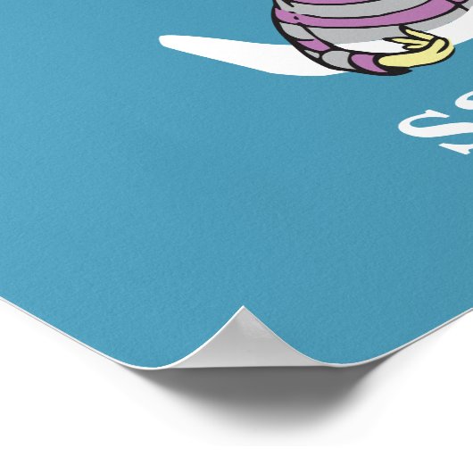 Dr. Seuss ABC: Letter S - White | Jouw namen toevo Poster (Hoek)