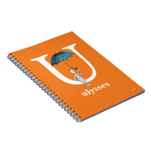 Dr. Seuss ABC: Letter U - White | Jouw namen toevo Notitieboek (Rechterzijde)