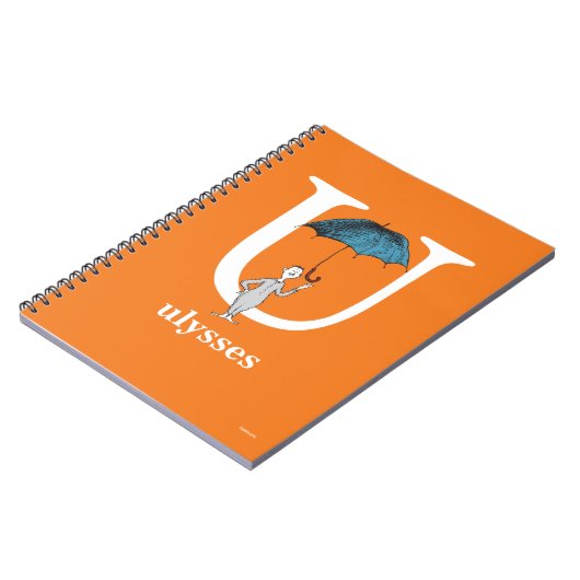 Dr. Seuss ABC: Letter U - White | Jouw namen toevo Notitieboek (Linkerzijde)