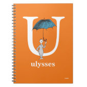 Dr. Seuss ABC: Letter U - White | Jouw namen toevo Notitieboek (Voorkant)