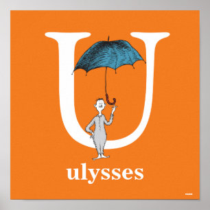 Dr. Seuss ABC: Letter U - White   Jouw namen toevo Poster