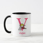 Dr. Seuss ABC: Letter V - Roze | Jouw namen toevoe Mok (Links)