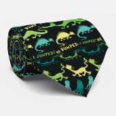 Dr. Seuss | "Bump Jump" Halloween Patroon Stropdas (Opgerold)