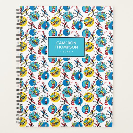 Dr Seuss | Caractères avec Motif de crayons (Devant)