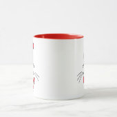 Dr. Seuss | Cat in het Pet Custom Teacher Name Mok (Midden)