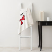 Dr. Seuss | Cat in het Pet Custom Teacher Name Sherpa Deken (In situ)