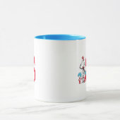 Dr. Seuss Cat in het Pet, ding één monogram S Mok (Midden)