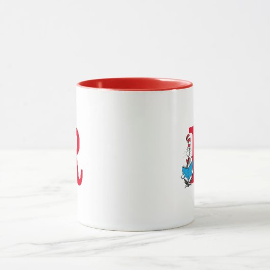 Dr. Seuss Cat in het Pet - Lezing Monogram R Mok (Midden)