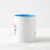 Dr. Seuss Cat in het Pet Paraplu Walk Monogram Mok (Midden)