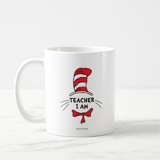 Dr. Seuss | Cat in het Pet - Teacher I am Koffiemok (Links)