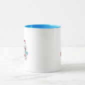Dr. Seuss Cat in het Pet, Thing One Monogram Mok (Midden)