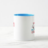 Dr. Seuss Cat in het Pet, Thing One Monogram Mok (Midden)