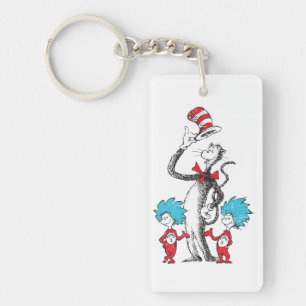 Dr. Seuss Cat in het Pet, Thing One & Thing Two Sleutelhanger