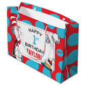 Dr. Seuss Cat in het Pet Verjaardag Groot Cadeauzakje (Achterkant Gekanteld)