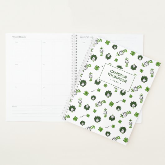 Dr Seuss | Chat dans le Motif Casquette Clover (Devant avec enveloppe)