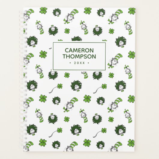 Dr Seuss | Chat dans le Motif Casquette Clover (Devant)