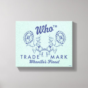 Dr. Seuss   De Finste Logo van Who-ville Canvas Afdruk