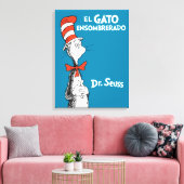 Dr. Seuss De Gekke Hoedenkat Spaans Canvas Afdruk (Insitu (Woonkamer))