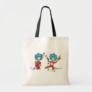 Dr. Seuss   De Grinch   Dans 1 en Thing 2 Tote Bag