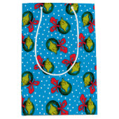 Dr. Seuss | De Grinch | Kerstvormig patroon Medium Cadeauzakje (Voorkant)