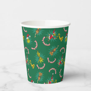Dr. Seuss De Grinch Merry Grinchmas Pattern Papieren Bekers