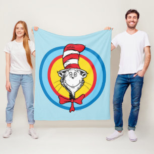 Dr. Seuss   De Kat in de Hoed Hoofd Grafisch Fleece Deken