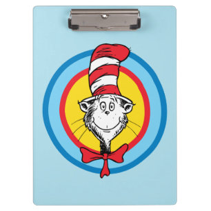Dr. Seuss   De Kat in de Hoed Hoofd Grafisch Klembord