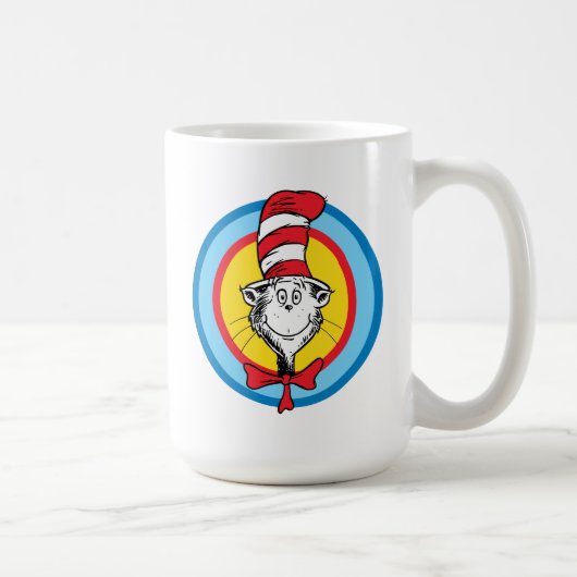 Dr. Seuss | De Kat in de Hoed Hoofd Grafisch Koffiemok (Rechts)