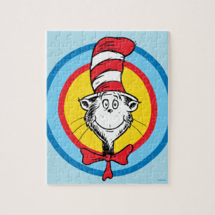 Dr. Seuss   De Kat in de Hoed Hoofd Grafisch Legpuzzel