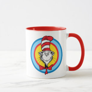Dr. Seuss De Kat in de Hoed Hoofd Grafisch Mok