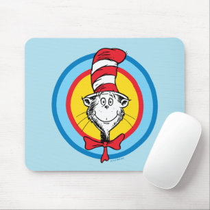 Dr. Seuss   De Kat in de Hoed Hoofd Grafisch Muismat