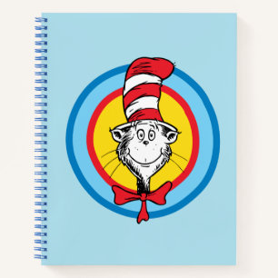 Dr. Seuss   De Kat in de Hoed Hoofd Grafisch Notitieboek