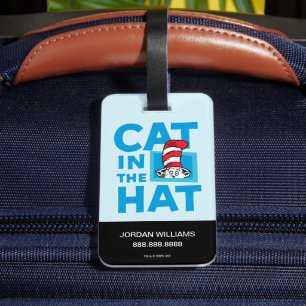 Dr. Seuss De Kat in de Hoed Logo Bagagelabel