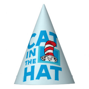 Dr. Seuss De Kat in de Hoed Logo Feesthoedjes