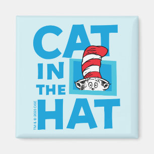 Dr. Seuss De Kat in de Hoed Logo Magneet