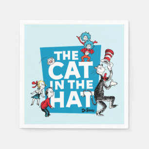 Dr. Seuss De Kat in de Hoed Logo - Personages Servet