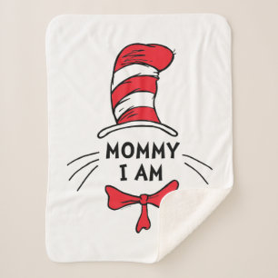 Dr. Seuss De Kat in de Hoed - Mam, ik ben... Sherpa Deken