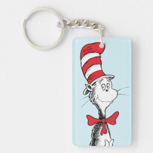 Dr. Seuss De Kat in de Hoed Staat Trots Sleutelhanger