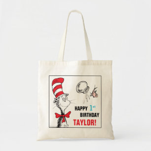 Dr. Seuss De Kat in de Hoed Verjaardag Tote Bag