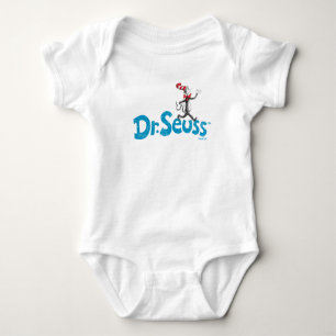 Dr. Seuss De Kat in de Hoed Vintage Logo Romper