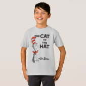 Dr. Seuss | De kat in het Pet boek T-shirt (Voorkant volledig)