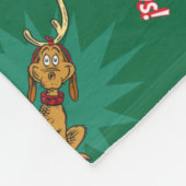Dr. Seuss| De knuppel| Merry Grinchmas Pattern Fleece Deken (Hoek)