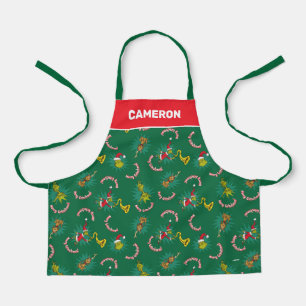 Dr. Seuss  De knuppel  Merry Grinchmas Pattern Schort